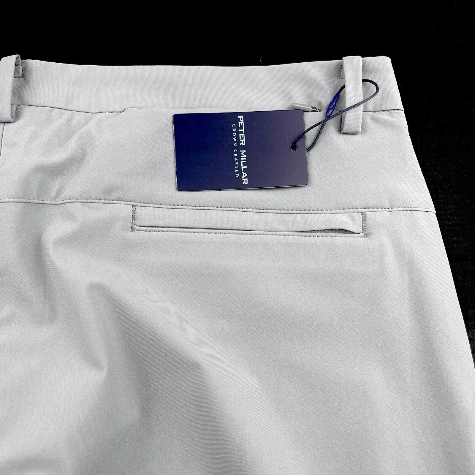 Peter Millar Crown Crafted Blade Performance Ankle Pants Trouser Gray 40x30 $185