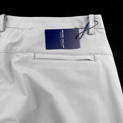 Peter Millar Crown Crafted Blade Performance Ankle Pants Trouser Gray 40x28 $185