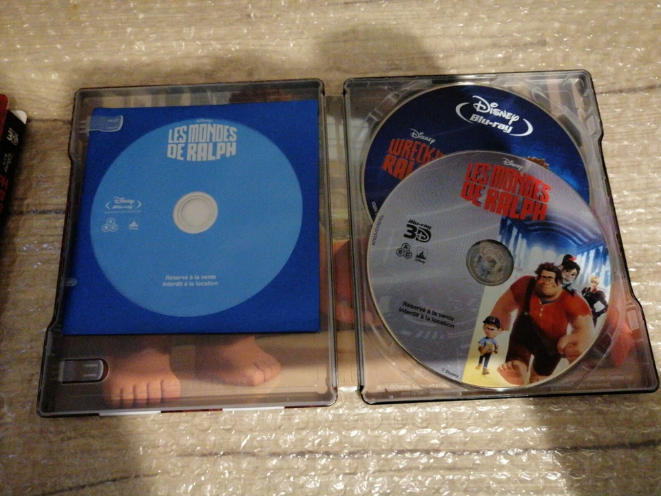 WRECK IT RALPH ( LES MONDES DE RALPH ) DISNEY BLU RAY STEELBOOK BLUFANS - Photo 3/3