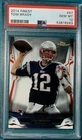 2014 Topps Finest Football #97 Tom Brady PSA 10