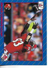 1991 All World Canadian Football CFL Derrick Crawford Card #21