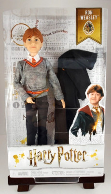 2018 Harry Potter -Ron Weasley Doll -Hogwarts Wizarding World -Mattel New