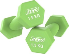 Image of NEOPRENE DUMBBELLS WEIGHTS EXERCISE IRON HAND SET GYM FITNESS AEROBIC NEOPRENE