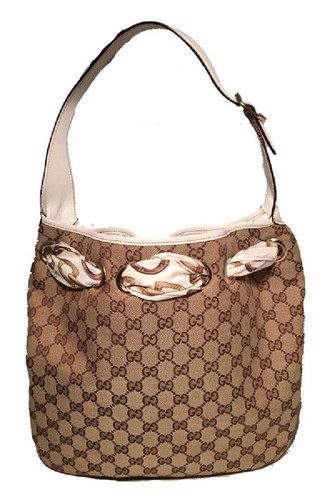 gucci bag with scarf