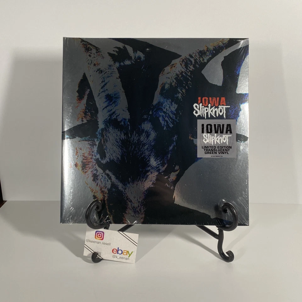 Slipknot - Iowa Translucent Green Limited Edition Vinyl 2LP Record - New/Sealed - Image 2 of 4