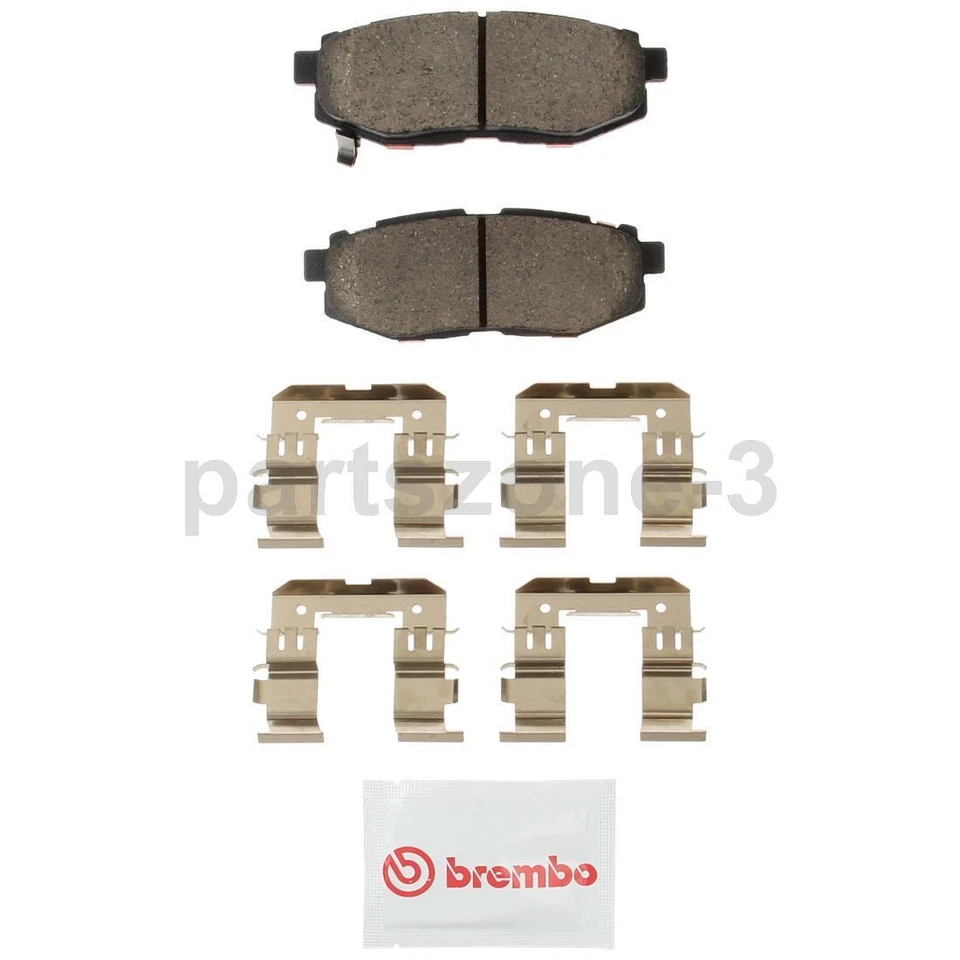 Pastillas de freno delanteras traseras Brembo para Subaru Legacy 2011 2010 Foto 4 de 4