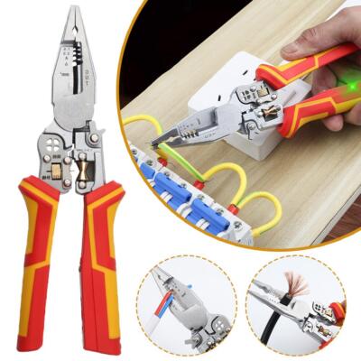 Multifunctional Wire Stripper Plier Electric Cable Stripper Crimper Cutters Best