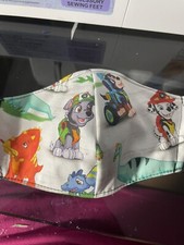 Paw Patrol Face Mask 100 Cotton, Washable - Character For Kids