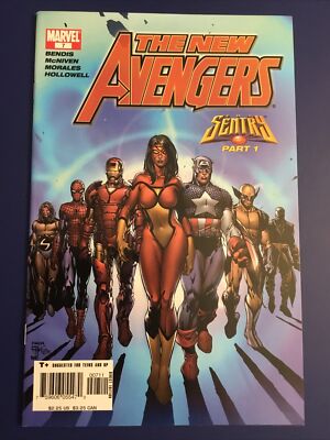 New Avengers #7 1st Appearance Illuminati Marvel Comics MCU Disney+ 2005 A2