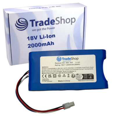 Li-Ion Akku 18V / 2000mAh für Yard Force EasyMow 260B ersetzt 1920726