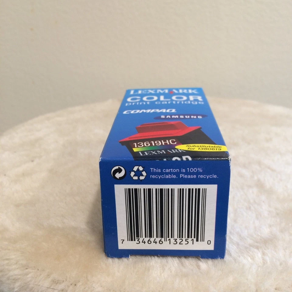 LEXMARK 13619HC COLOR INK CARTRIDGES  New - Guinevere - Sealed  - Image 3 of 3