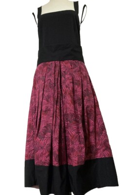 Peruvian Connection Dress Women s Size 8 Sleeveless Animal Black Pink Pleated