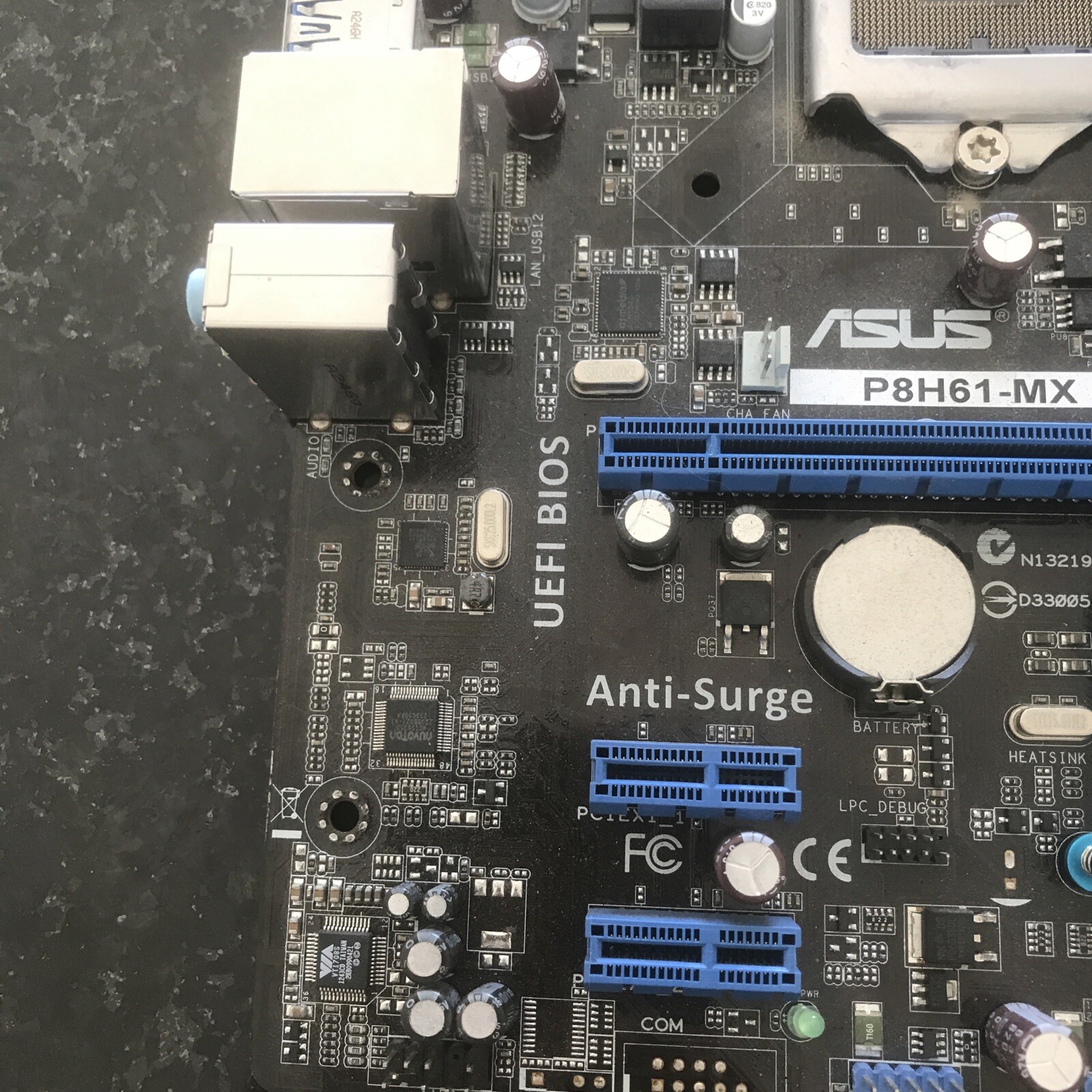 Asus P8H61MX USB3 2.01 Intel H61 2x DDR3 Ram Socket 1155 Micro ATX Motherboard eBay