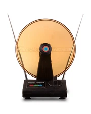 Audiobox ANT-100 Digital Indoor Television TV Antenna 60 Mile Range VHF/UHF/FM