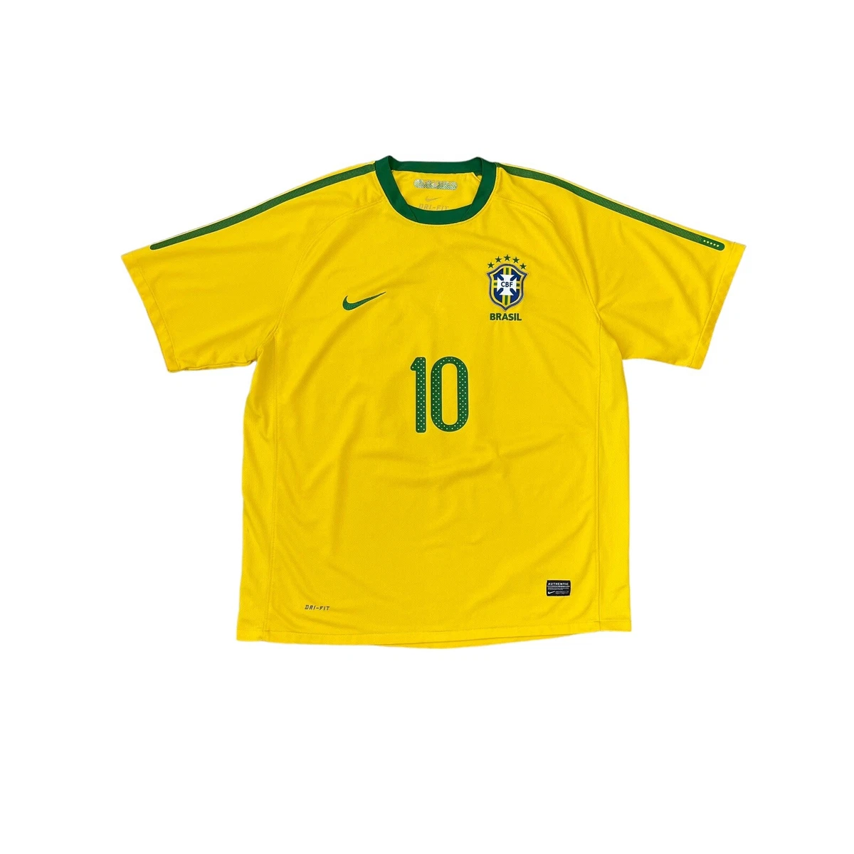 Nike Brazil Brasil 2010/11 National Soccer Jersey Size XL