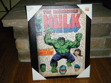 VINTAGE THE INCREDIBLE HULK 1969 COMIC VOL 1 #116 COVER MATTED CANVAS 16" X 20"