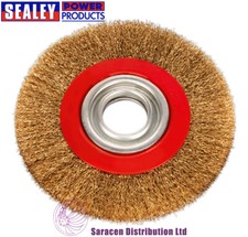 SEALEY WIRE WHEEL FOR BENCH GRINDERS, 200 x 13mm - BG200/WW1