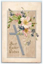 South Norwalk CT Postcard Easter Holy Cross Flowers Winsch Back Embossed 1910