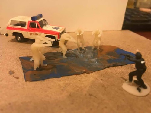 Juego de horda de zombis escala 1/87 V1 sin pintar - Imagen 3 de 10