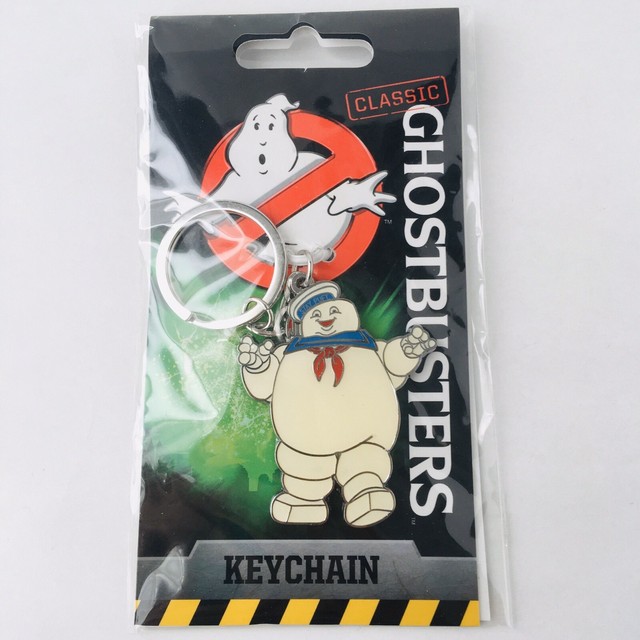stay puft marshmallow man keychain