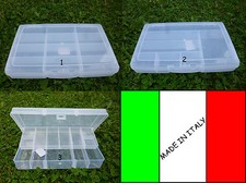 cassetta porta accessori da pesca piombi ami girelle scatola plastica scatolina