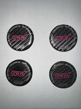 Subaru Impreza 22b Bbs Sti Carbon Fiber Wheel Center Cap Wrx Jdm Full Set Rare