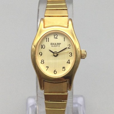 Vtg Chantilly Watch Women 32mm Gold Tone MOP Dial‎ Stretch Band New Battery MC Women main image 3