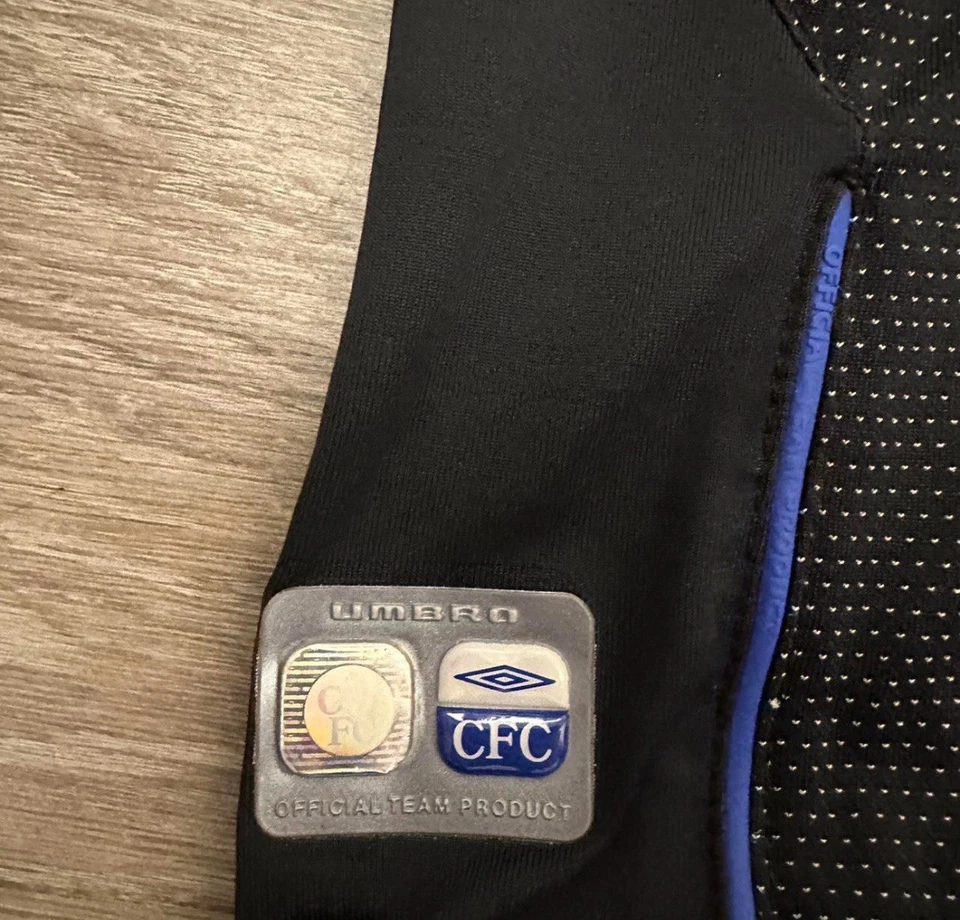 Camiseta alternativa blanca y negra 2004 y2K Chelsea FC Frank Lampard talla S Foto 3 de 3