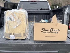 Brand New Dive Bomb Zip Waders - M/9 - Field Tan