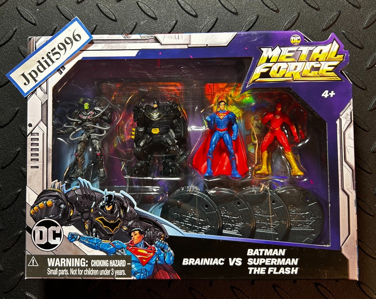 DC Comics Metal Force Team up Brainiac Vs Batman Superman The