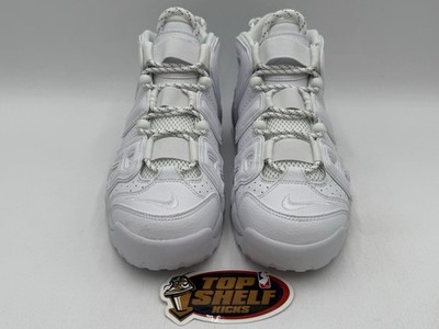DS NEW Nike Air More Uptempo Triple White Authentic Scottie Pippen