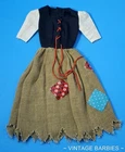 Vintage Barbie Doll Poor Cinderella #872 Dress TLC ~ 1960's