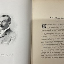Lancashire 1906 ROBERT HINDLE - JP of WHINS COTTAGE , SABDEN BLACKBURN 