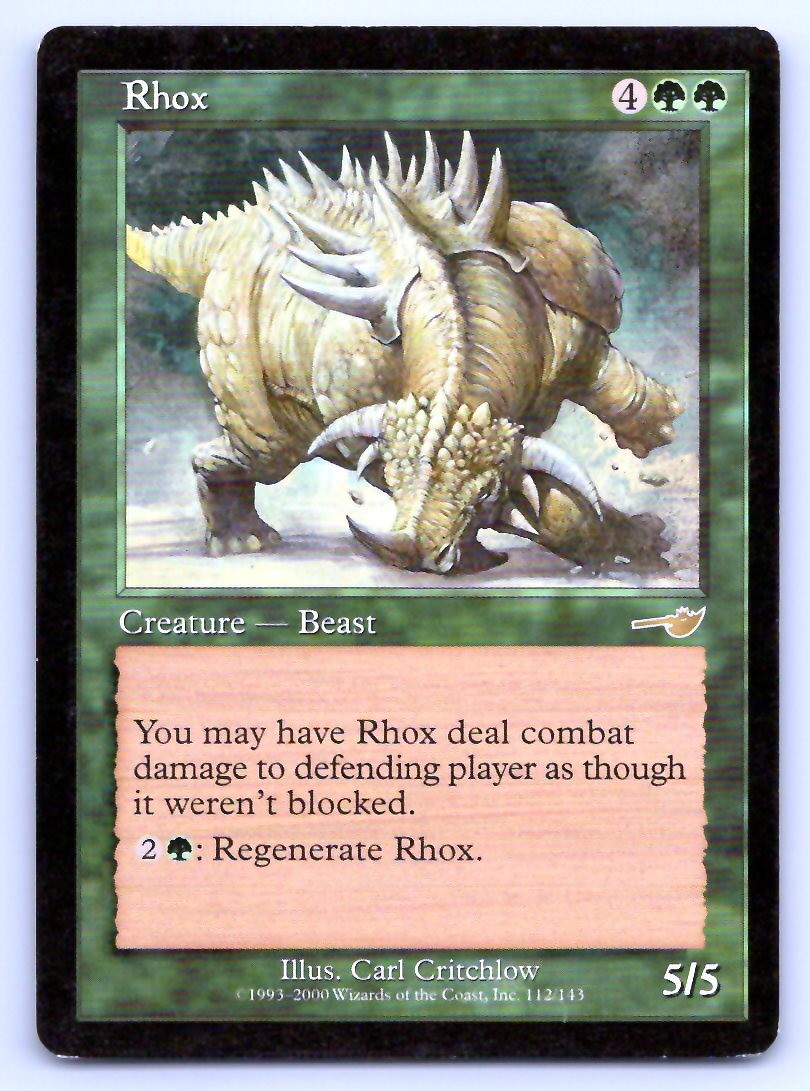 Magic: The Gathering Rhox 112 Nemesis NMS R LP