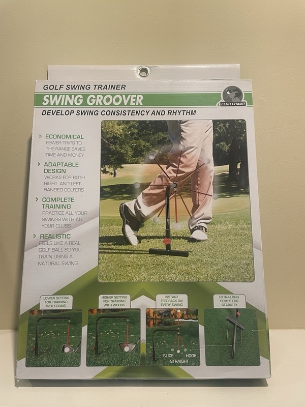 Swing Groover - Golf Swing Trainer By Club Champ Model 9202 Brand New!