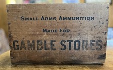 VINTAGE GAMBLES ACE 12 GUAGE SHOTGUN SHELL CRATE