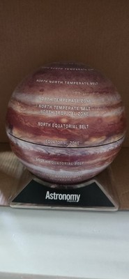 Astronomy Plastic Tabletop Globe Jupiter Model w/ Base Included, Freestanding