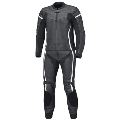 Held Spire 2 Veste Cuir Moto Homme Noir-Blanc - Photo 1/4