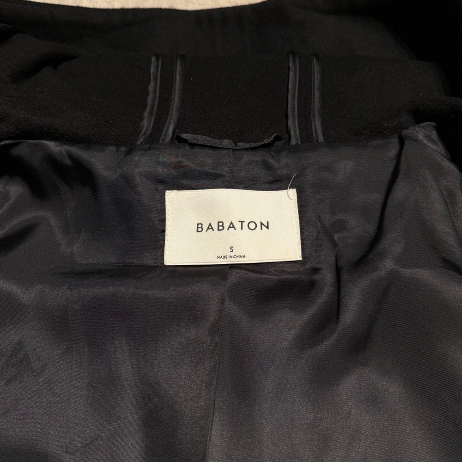 Aritzia Babaton Pearce Wool Coat Hooded Single-breasted wool coat Women’s Small