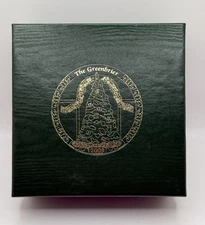 2009 The Greenbrier Hotel Resort Spring House Christmas Ornament WV 24kt Finish