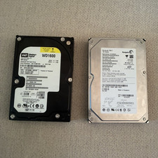 2 LOT* Western Digital WD1600BB-22GUA0 160G and Seagate ST3120026AS 120G HD’s