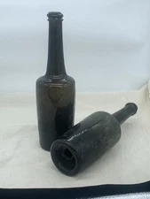 bouteille ancienne verre soufflé ? XVIII ou XIX ème siècle 