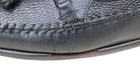 Zelli Italy Black Ostrich Leather Tassel Loafer Dress Shoe Men’s SZ 8.5M — photo 8