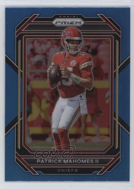 2022 Panini Prizm Light Blue Prizm Patrick Mahomes II #139 1pz5