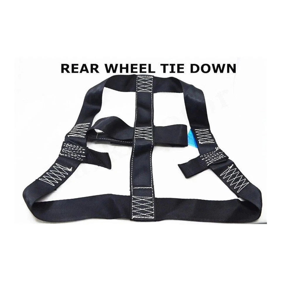 Universal Dirt Bike Atvs Motorcycle Rear Wheel Tie Down Transport Balance Strap - Image 4 of 4