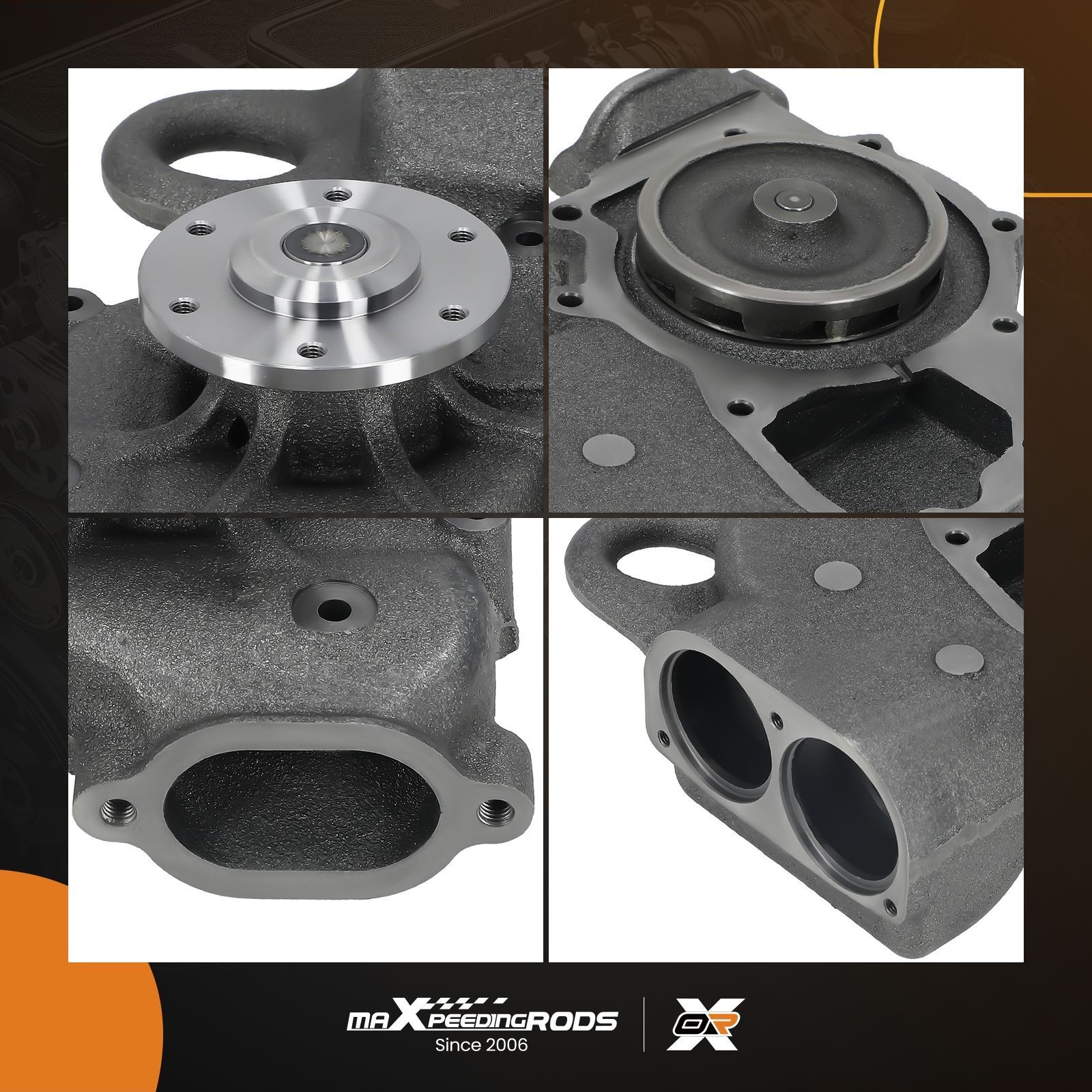 Water Pump w/ Gasket for Freightliner Cascadia Columbia 4602000001 EA4602000001 thumbnail 4