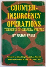 Counter-Insurgency Operations By Julian Pager  1967 1st Edition Hardcover
