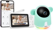 Baby Monitor with Camera and Audio,1080P App Control Night Vision 4.3  Screen
