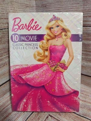 Barbie 10-Movie Classic Princess Collection DVD New Sealed Box Set