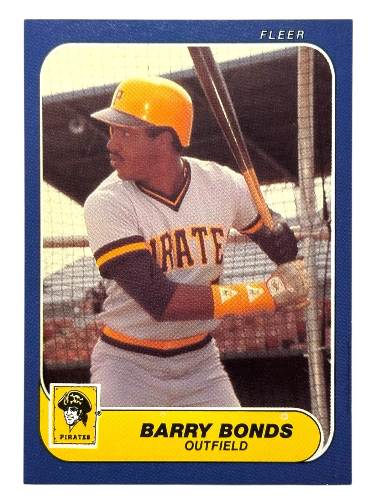 1986 Fleer Update Barry Bonds RC #U-14